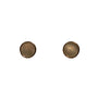Circle Mother of Pearl Stud Earrings, photo 1