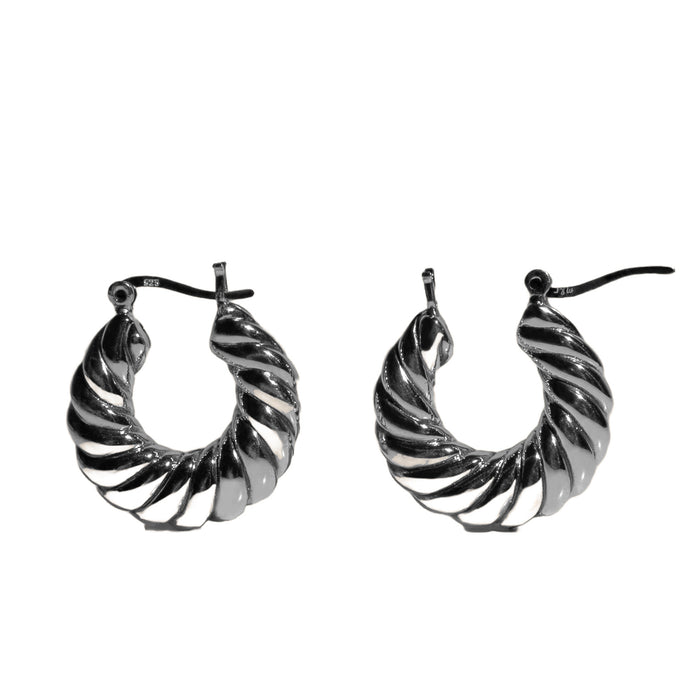 Aretes de aro Croissant, foto 1