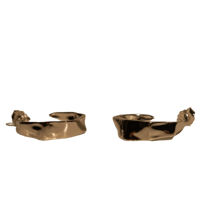 Men's Hammered Hoop Earrings, photo 3