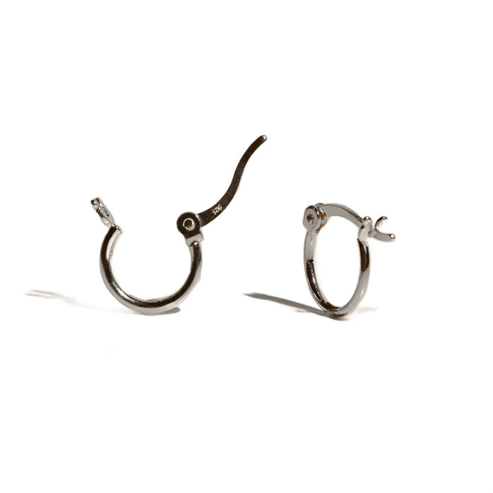 Petite Hinged Hoop Earrings, photo 2