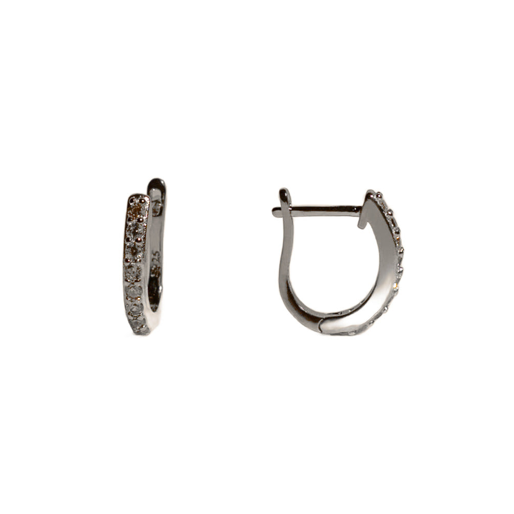 Hailey Cubic Zirconia Hoop Earrings, photo 1