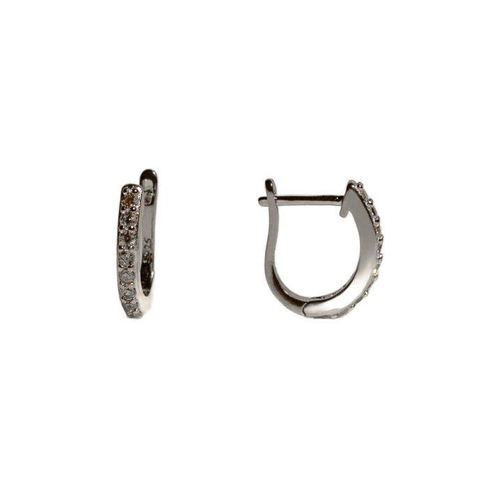 Hailey Cubic Zirconia Hoop Earrings, photo 1