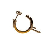 Dipped Two-Tone Hoop Earrings