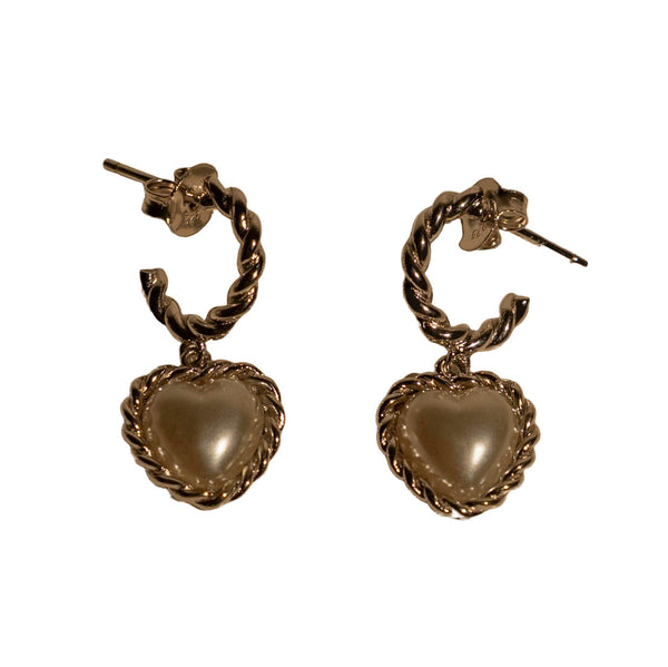 Lulu Cultured Pearl Hoop Earrings, photo 1