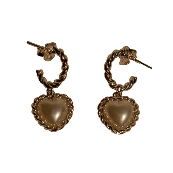 Lulu Cultured Pearl Hoop Earrings, photo 1