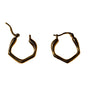 Fluid Hexagon Hoop Earrings, photo 3