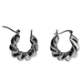 Aretes de aro Bold Twist, foto 1