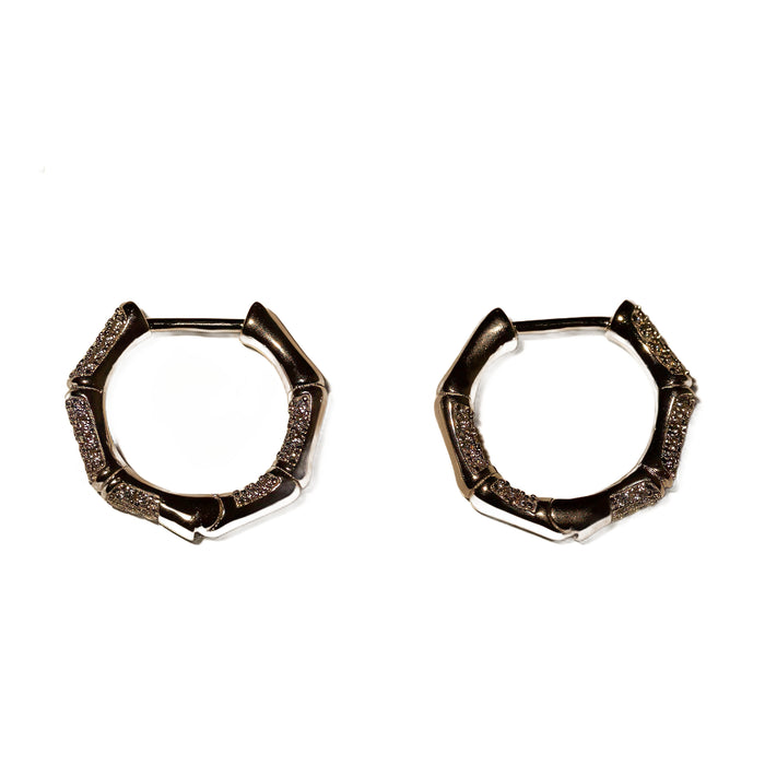 Aretes de aro Angular Gem con zirconia cúbica, foto 3