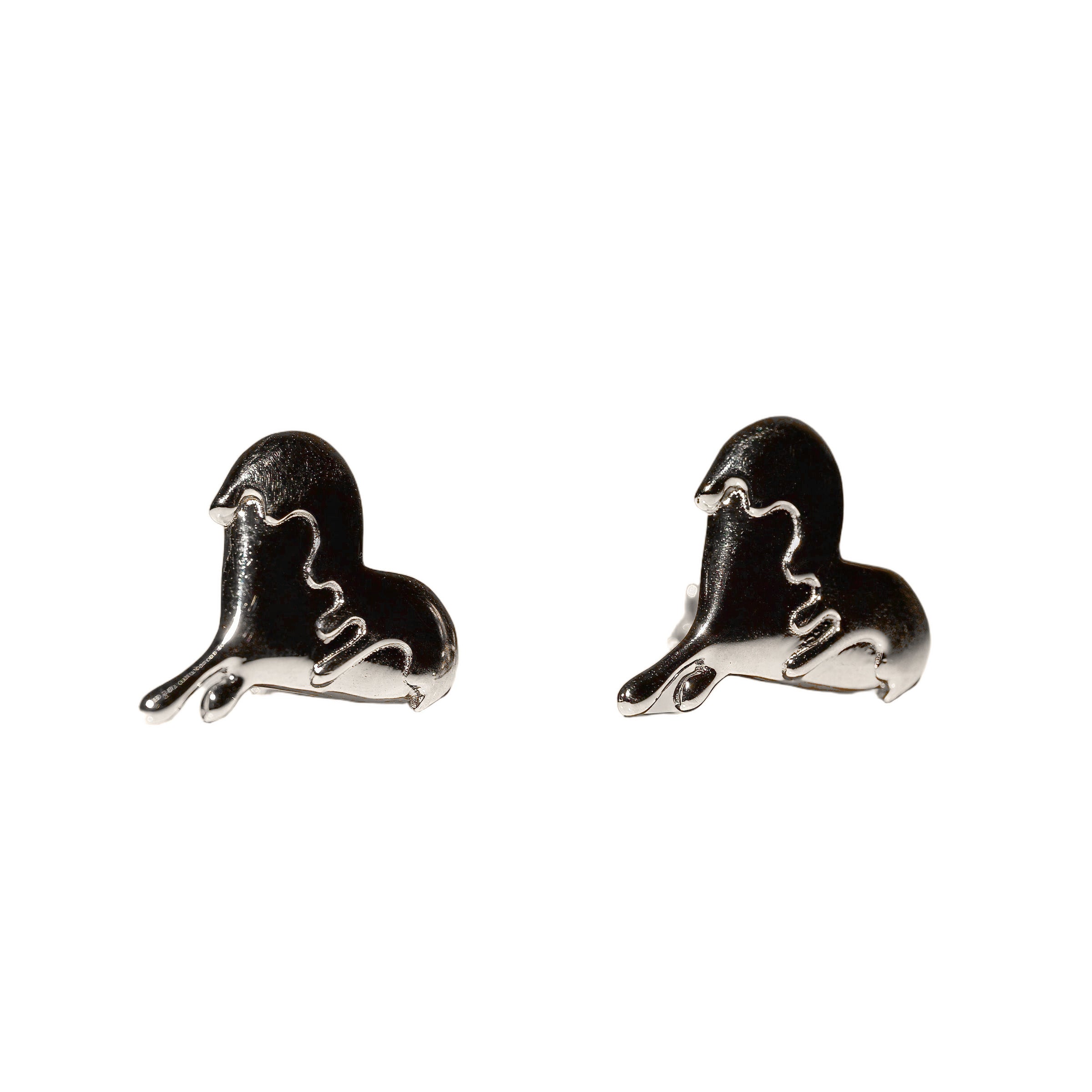 Cora Melting Heart Stud Earrings, photo 1