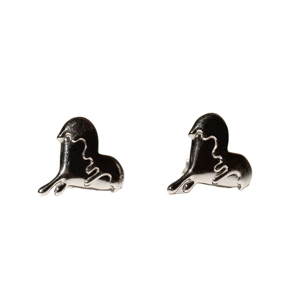 Cora Melting Heart Stud Earrings, photo 1