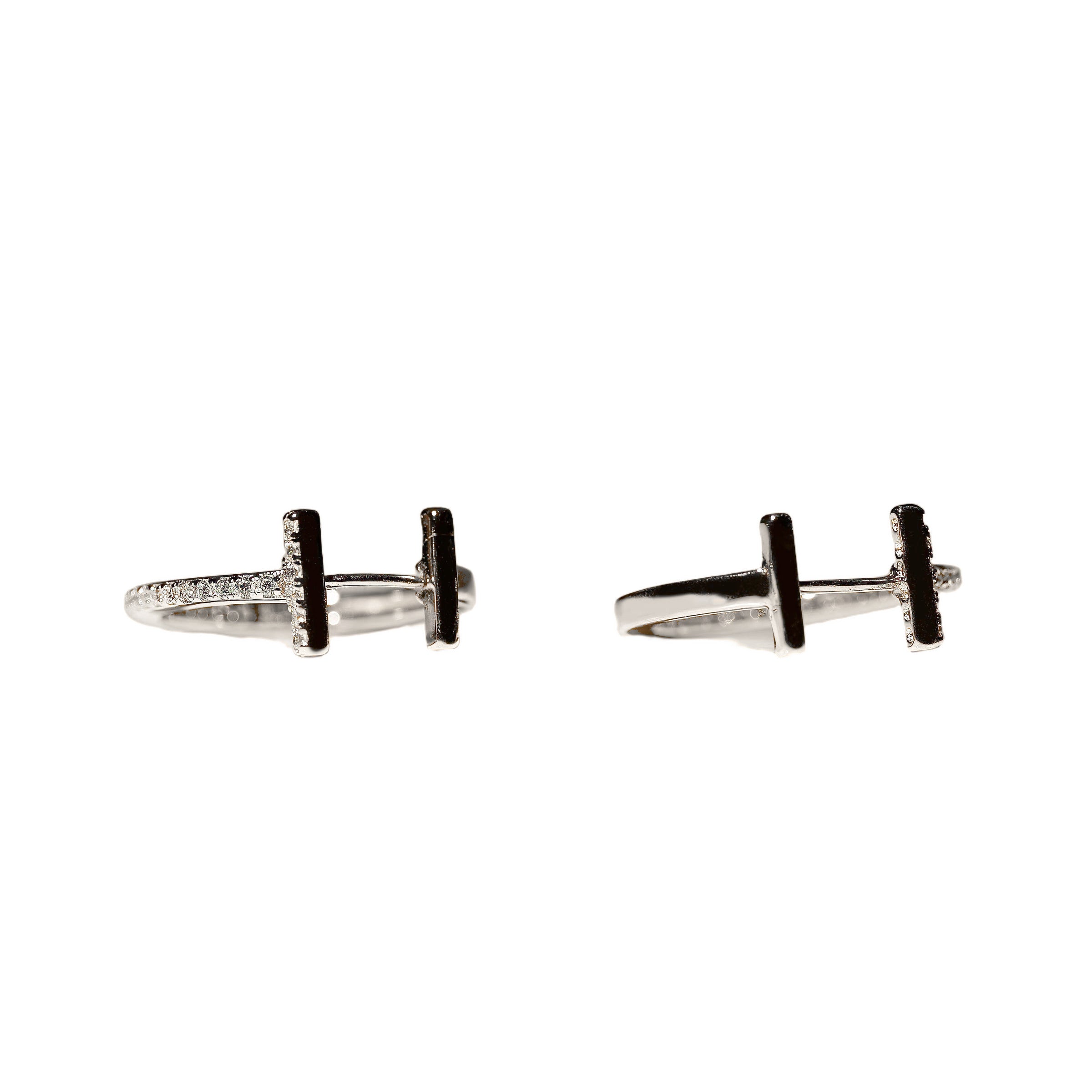 Aretes de aro Taylor con zirconias cúbicas, foto 1