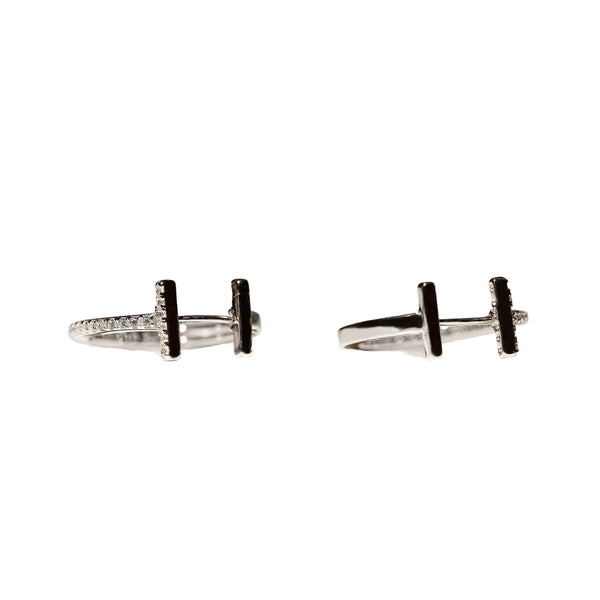 Taylor Cubic Zirconia Hoop Earrings, photo 1