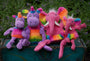 Rainbow Elephant Knottie Plush Dog Toy, photo 4