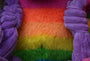 Rainbow Unicorn Knottie Plush Dog Toy, photo 2