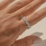 Full-Circle Baguette Cubic Zirconia Ring, photo 4