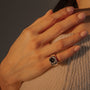 Men's Orbital Black Onyx Ring, photo 4