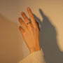 Agathe Cubic Zirconia Adjustable Ring, photo 4