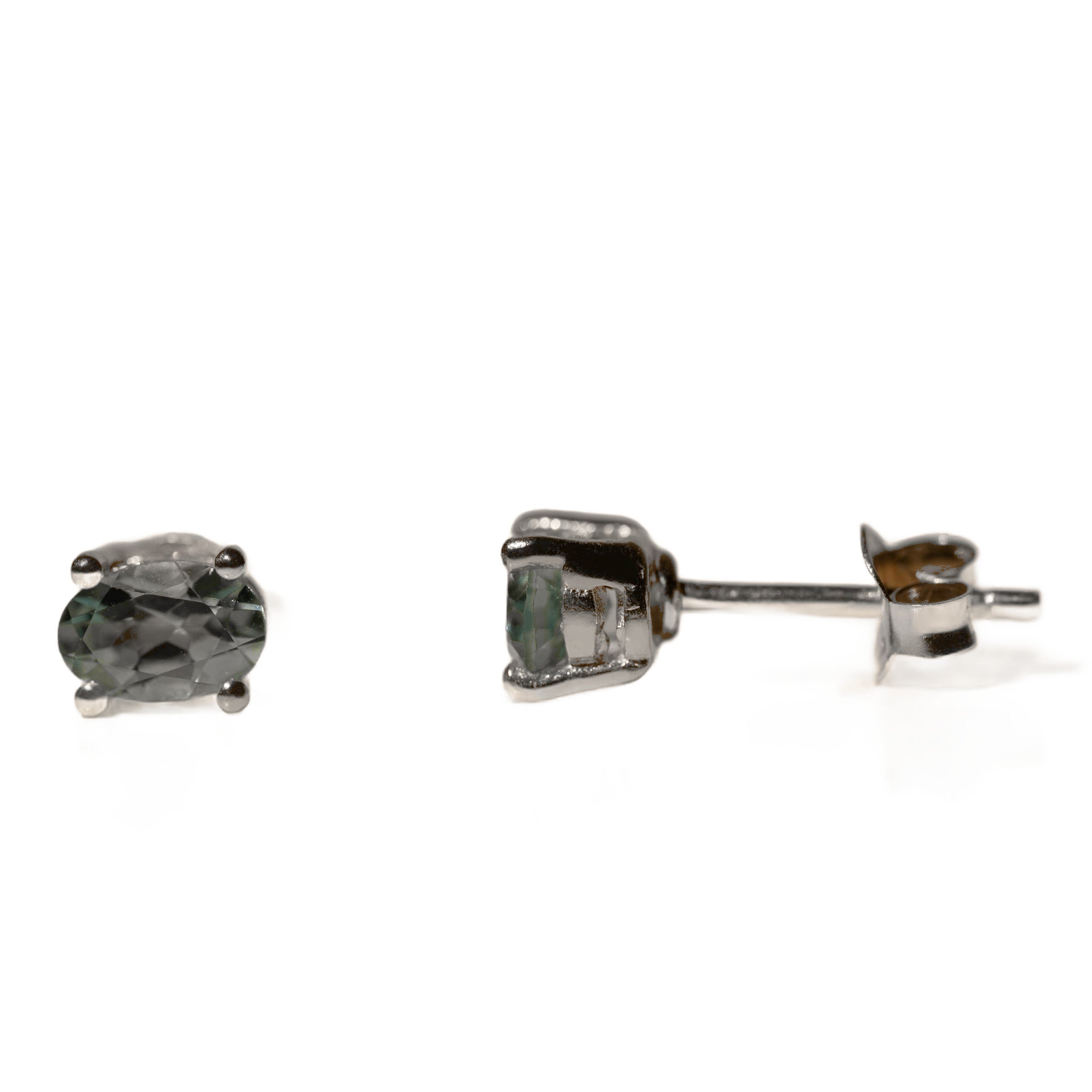 Gemstone Stud Earrings, photo 1
