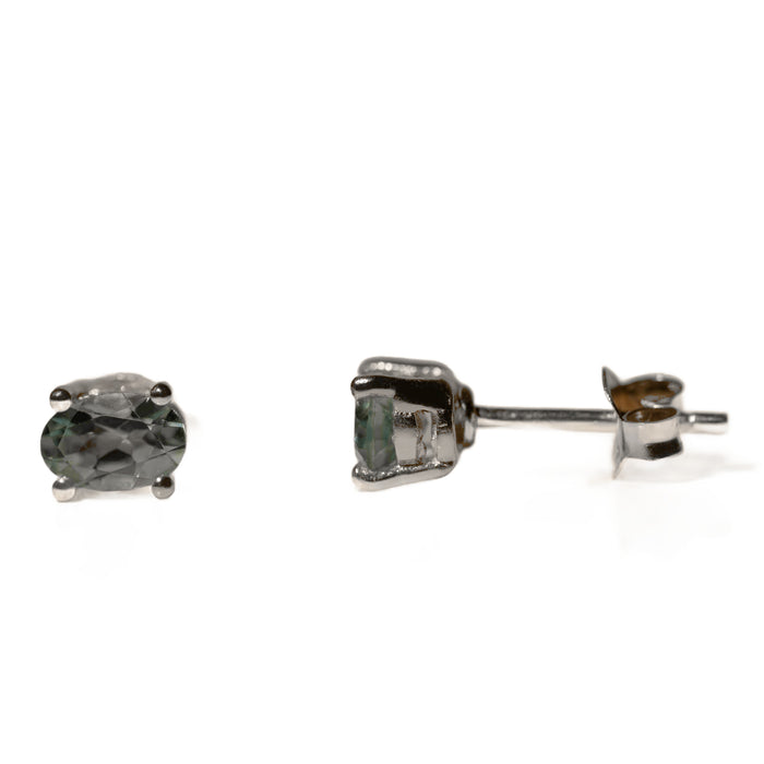 Gemstone Stud Earrings, photo 1
