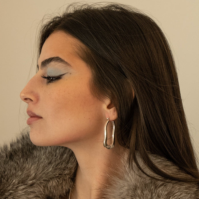 Fluid Icon Hoop Earrings, photo 4