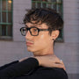 Men's Onyx Stud Earrings, photo 4