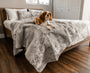 PupProtector Summer Short Fur Waterproof Throw Blanket, Grey, photo 3