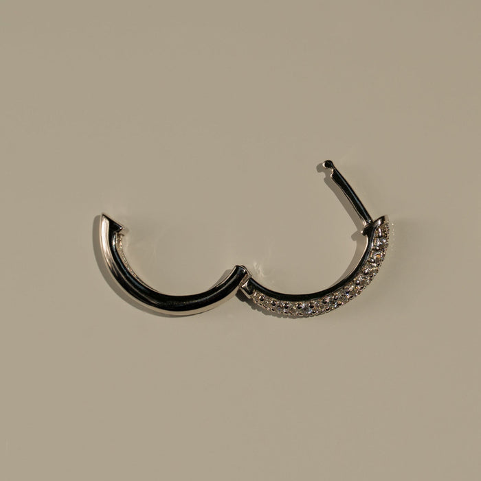 Glam Cubic Zirconia Hoop Earrings, photo 3