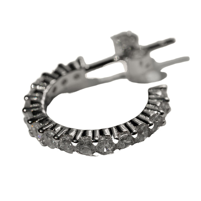 Celeste Cubic Zirconia Hoop Earrings, photo 6