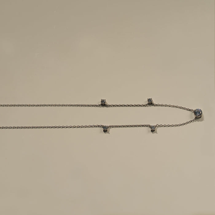 Circle Gem Cubic Zirconia Necklace, photo 7