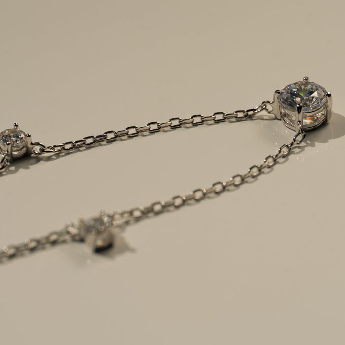 Circle Gem Cubic Zirconia Necklace, photo 6
