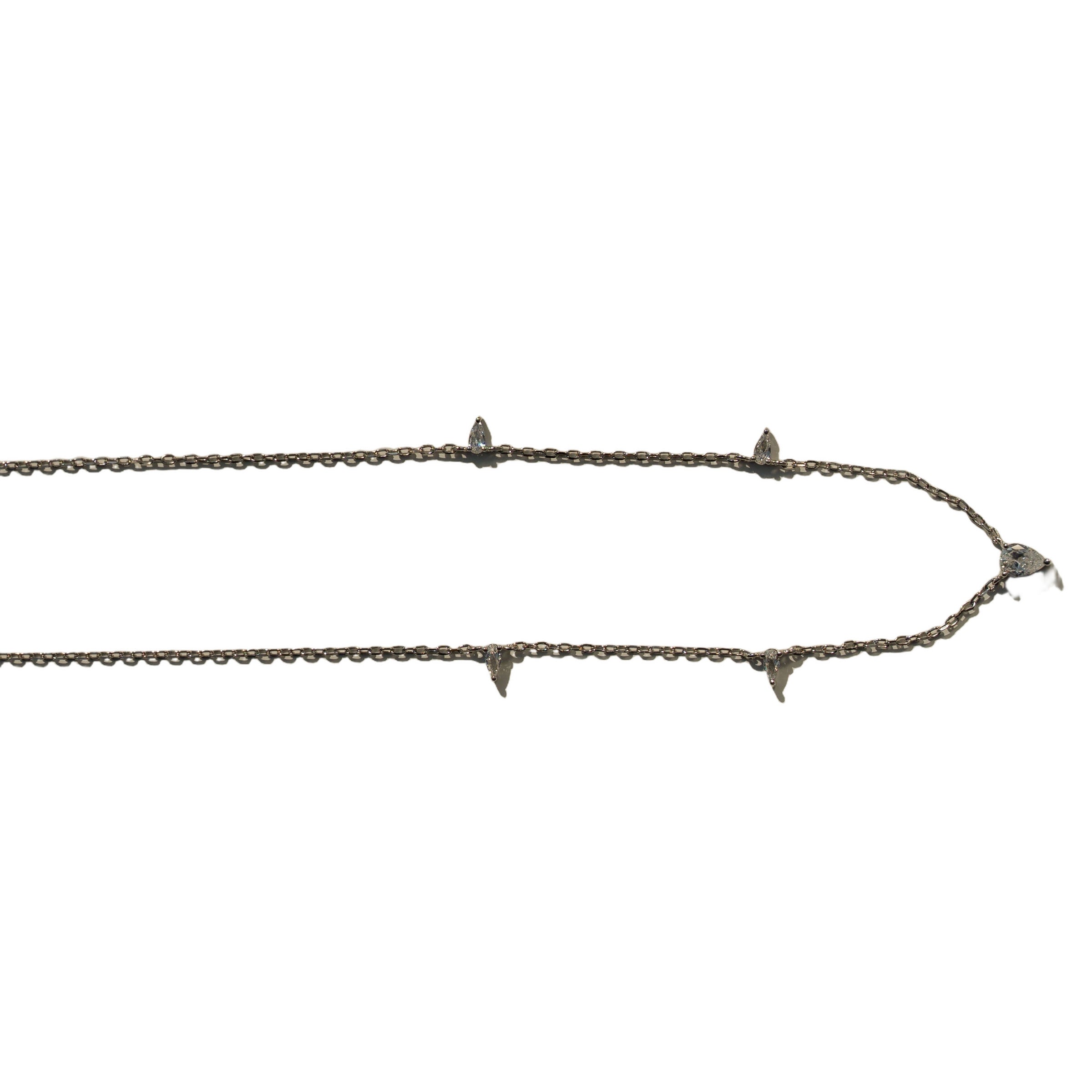 Triangle Gem Cubic Zirconia Necklace, photo 5
