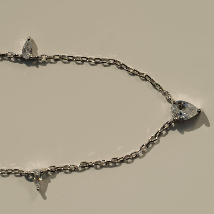 Triangle Gem Cubic Zirconia Necklace, photo 4