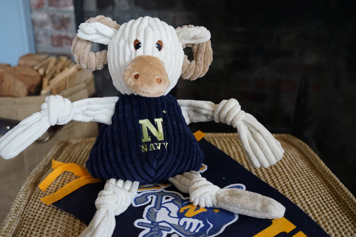 NCAA U.S. Naval Academy, Bill the Goat Knottie, juguete de peluche para perro, foto 5