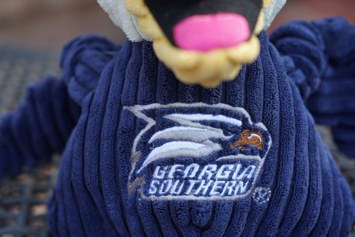NCAA Georgia Southern University, Gus the Eagle Knottie, juguete de peluche para perro, foto 6