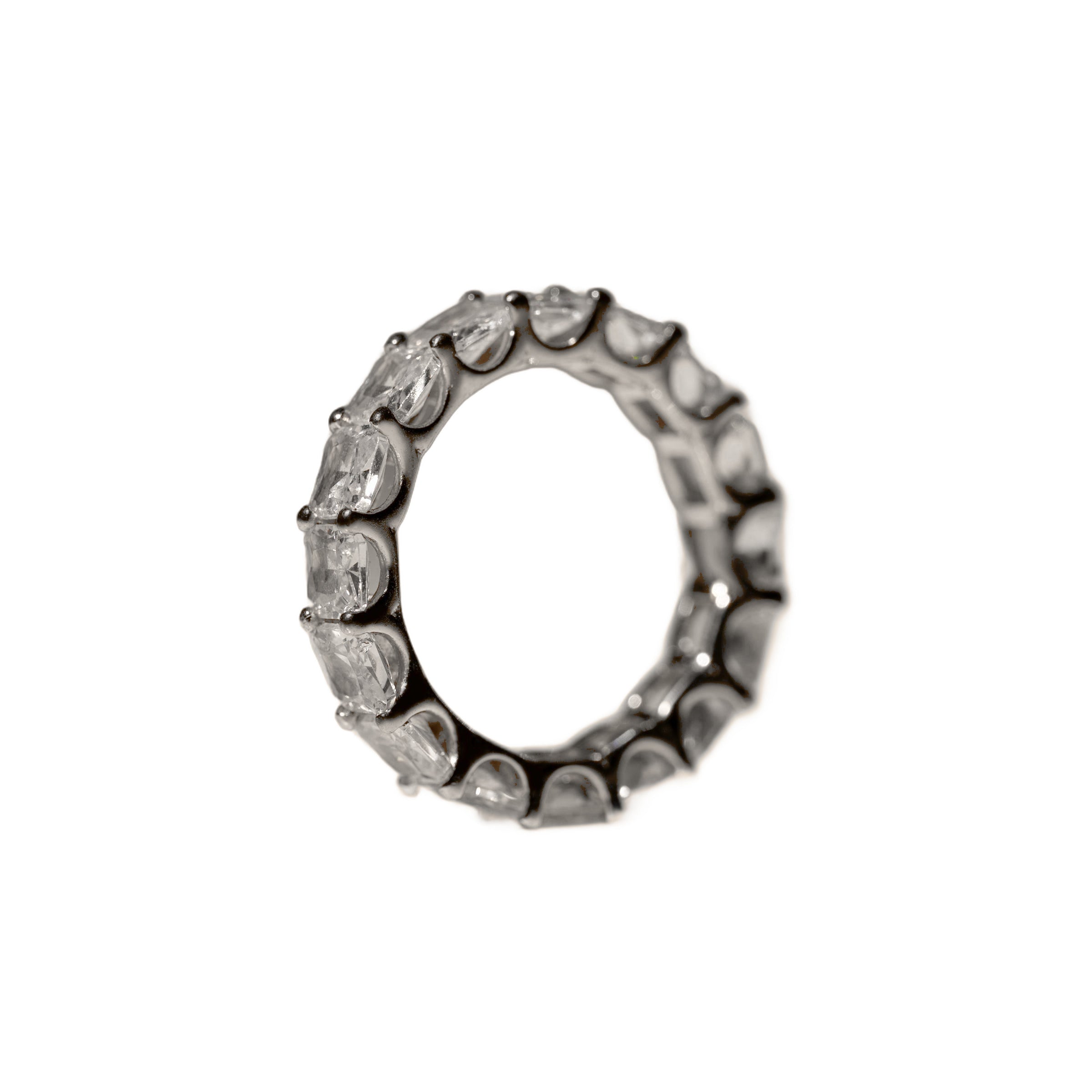 Square Cut Cubic Zirconia Ring, photo 1