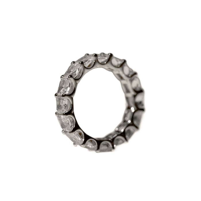 Square Cut Cubic Zirconia Ring, photo 1