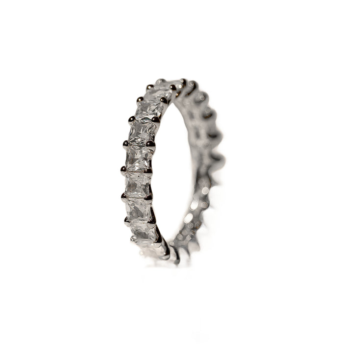 Anillo de eternidad Lilas con zirconias cúbicas, foto 1