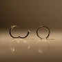 Aretes de aro Taylor con zirconias cúbicas, foto 3
