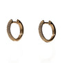 Glam Cubic Zirconia Hoop Earrings, photo 1