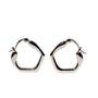 Fluid Hexagon Hoop Earrings, photo 1