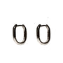 Rounded Square Hoop Earrings, photo 1