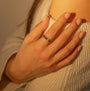 Agathe Cubic Zirconia Adjustable Ring, photo 3
