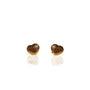 Ribbed Heart Stud Earrings, photo 1