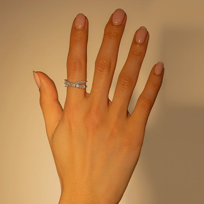 Anillo Lise con zirconias cúbicas, foto 2