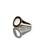 Anillo para meñique con esmalte negro, foto 1