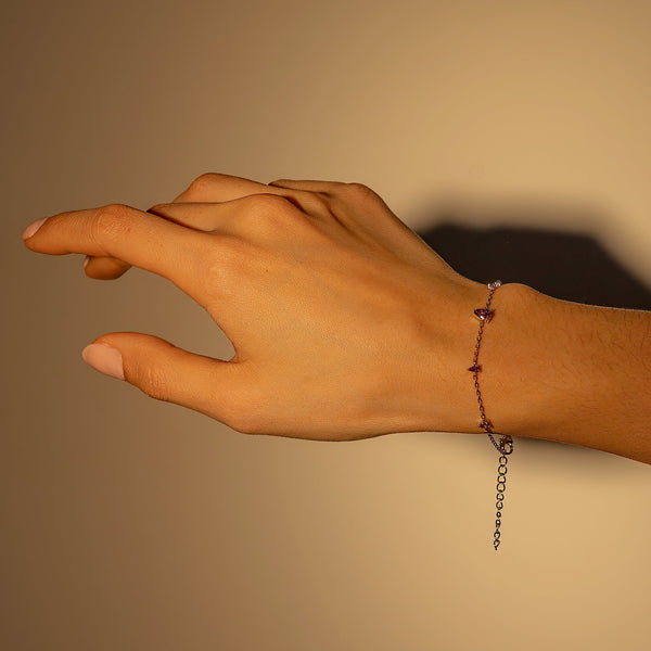 Pulsera Triangle con zirconia cúbica, foto 1