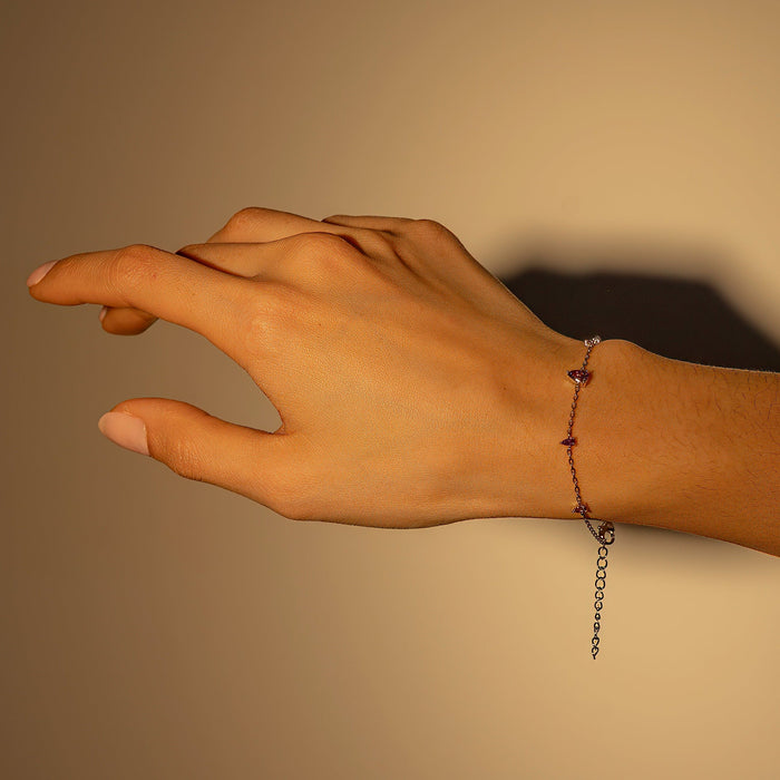 Pulsera Triangle con zirconia cúbica, foto 1