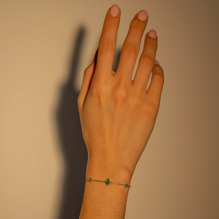 Pulsera Triangle con zirconia cúbica, foto 2