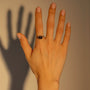 Dune Cubic Zirconia Centerstone Ring, photo 4