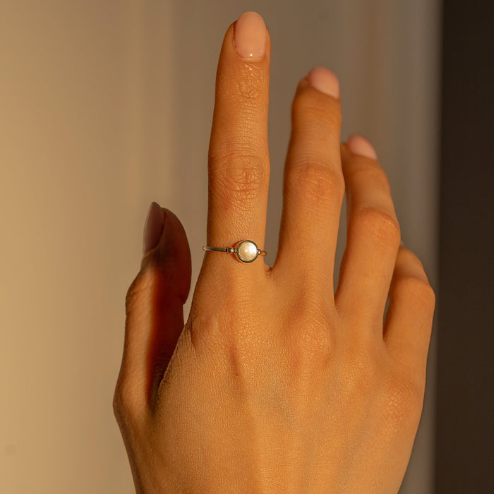 Anillo Geneviéve de madreperla, foto 4